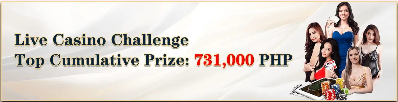 live casino challenge commulative prize P731,000
